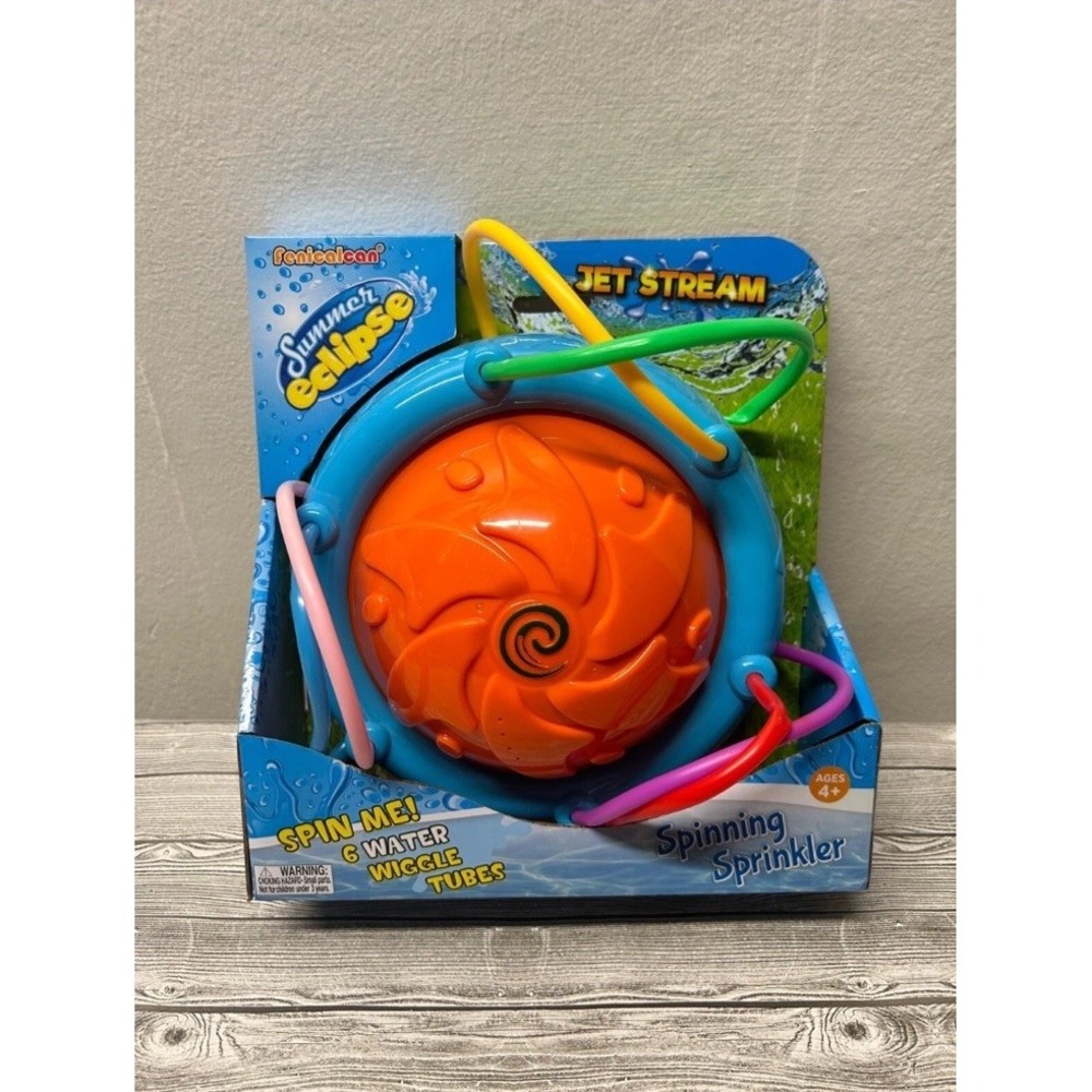 Fenicalcan Spinning Sprinkler Kids OS Multicolor New Summer Eclipse Water Toy